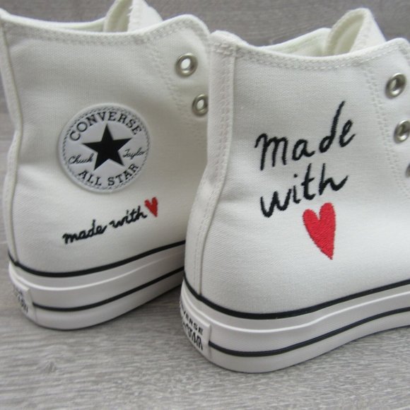 Converse Chuck Taylor All Star HI Lift Made with Love Women's Sz 9.5 NEW - Picture 8 of 15